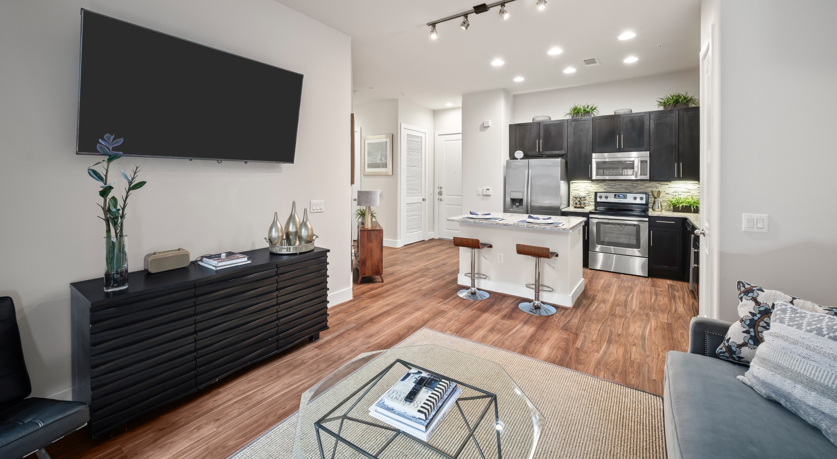 Relax and unwind in stylish living spaces