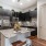 kitchen with island and seating