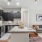 kitchen with island and seating