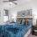 bedroom with bed and wall art