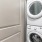 washer and dryer in a closet